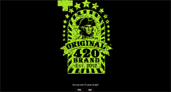 Desktop Screenshot of original420brand.com
